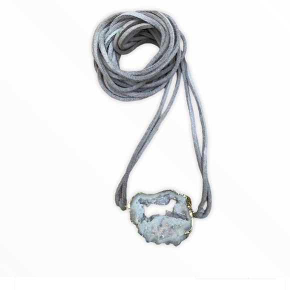 Jewelry - GREY & GOLD DRUZY CHOKER NECKLACE OR BRACELET